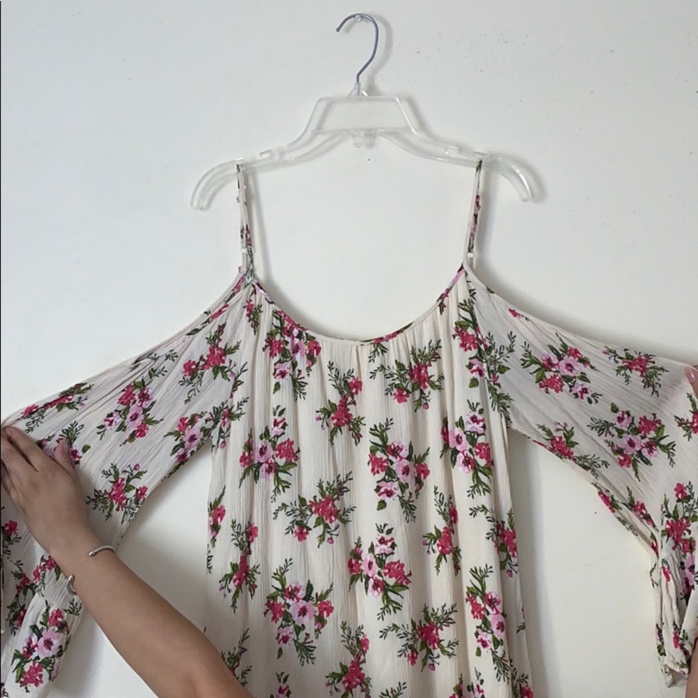 Altar’d State Floral Print Cold Shoulder Dress - Picture 3 of 5